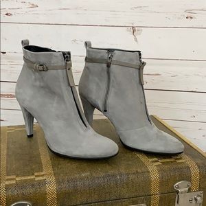 ECCO Shape 75 Sleek Gray Heeled Bootie Size 11/41